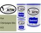 Preview: Fiat, Champagne Met., 512: 500ml Lackdose + 500ml Klarlack + 250ml Härter - Set, von ATW Autoteile West.